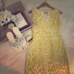 Embellished shift dress